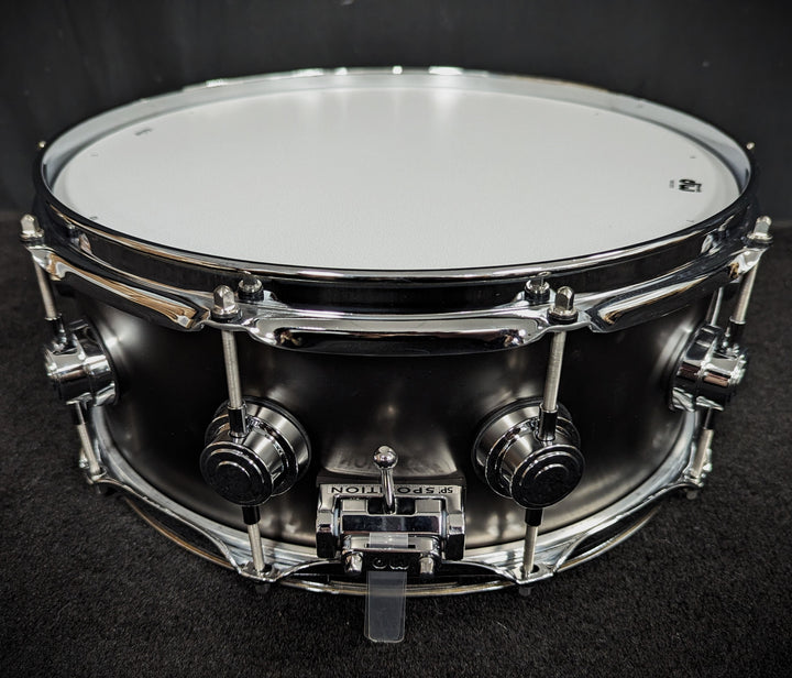 Collector's Series Satin Black over Brass Snare