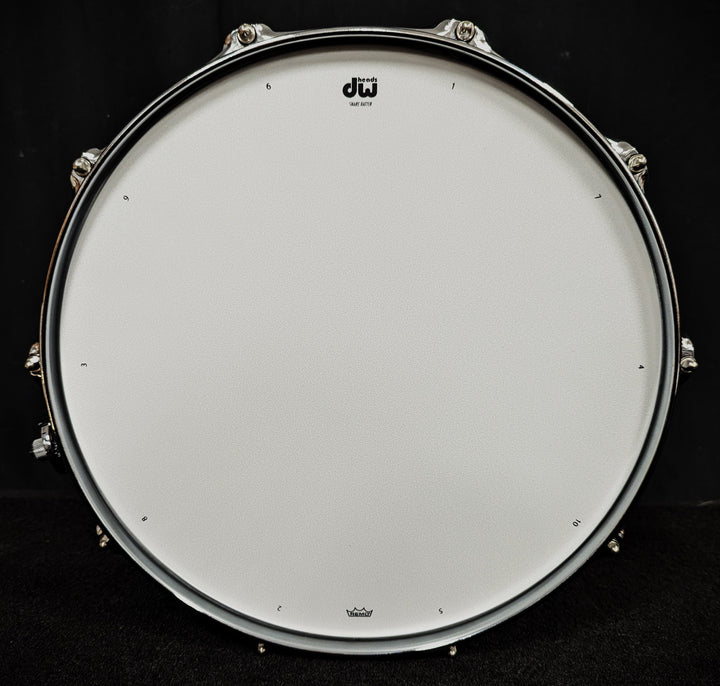 Collector's Series Satin Black over Brass Snare