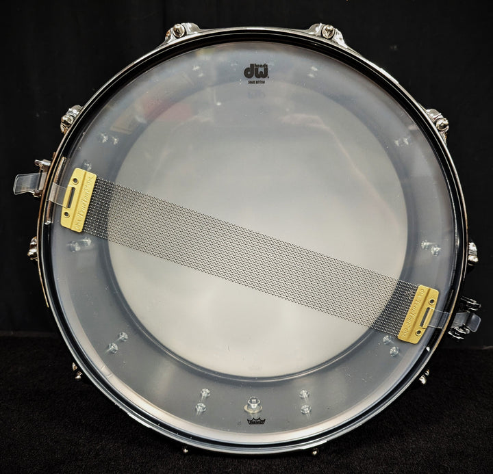 Collector's Series Satin Black over Brass Snare