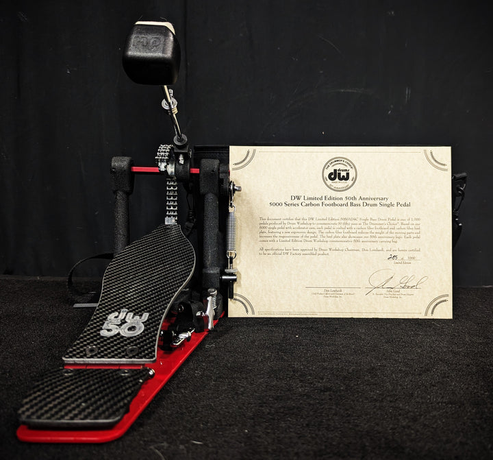 5000 Series 50th Anniversary Carbon Fiber Single Bass Drum Pedal