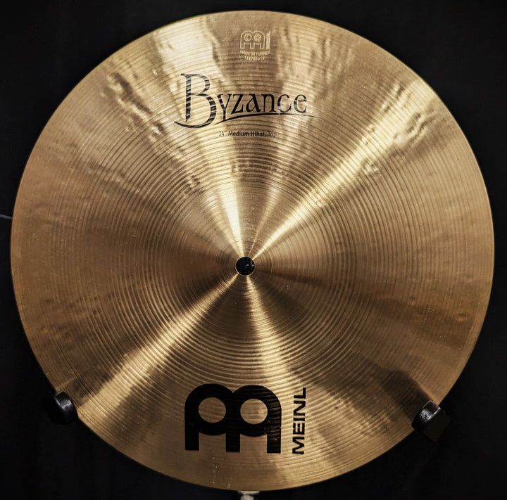 Byzance Mismatched 14" Hi-Hat Pair (Byzance Traditional Medium Top, Byzance Sand Bottom)