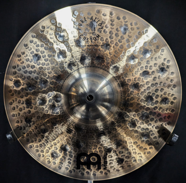 15 Inch Pure Alloy Custom Extra Thin Hammered Hi-Hat Pair