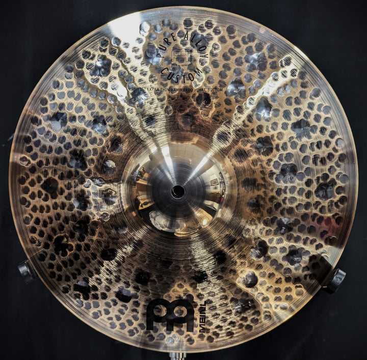 15 Inch Pure Alloy Custom Extra Thin Hammered Hi-Hat Pair