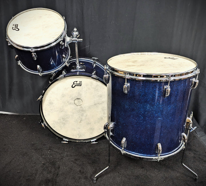 Blue Sparkle 3-Piece Shell Pack Vintage 1968