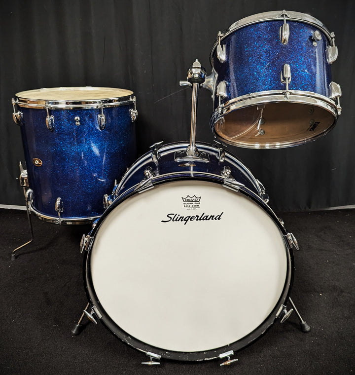 Blue Sparkle 3-Piece Shell Pack Vintage 1968