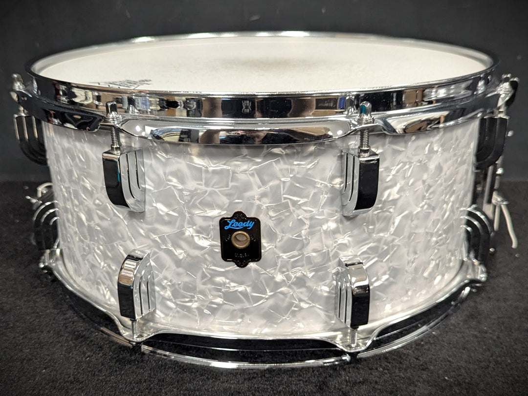 White Marine Pearl Snare