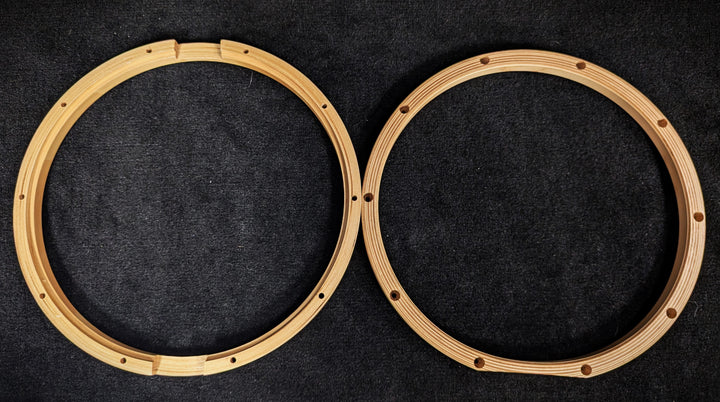 14 Inch 10-Lug Vintage Wood Hoops for Snare Drum