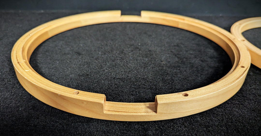 14 Inch 10-Lug Vintage Wood Hoops for Snare Drum