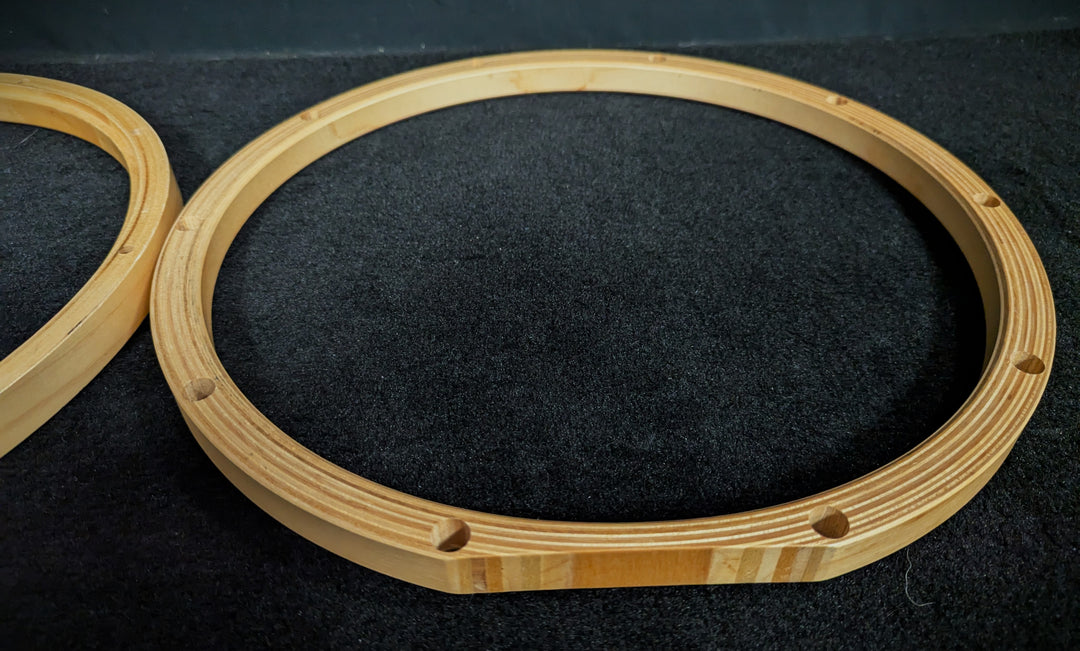 14 Inch 10-Lug Vintage Wood Hoops for Snare Drum