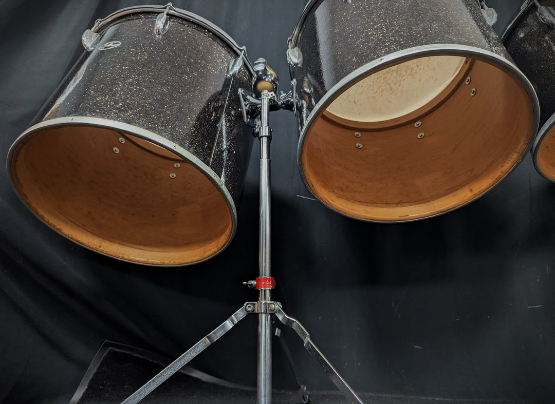 13, 14, 15, and 16 Inch Concert Toms with Stands Vintage 1970s