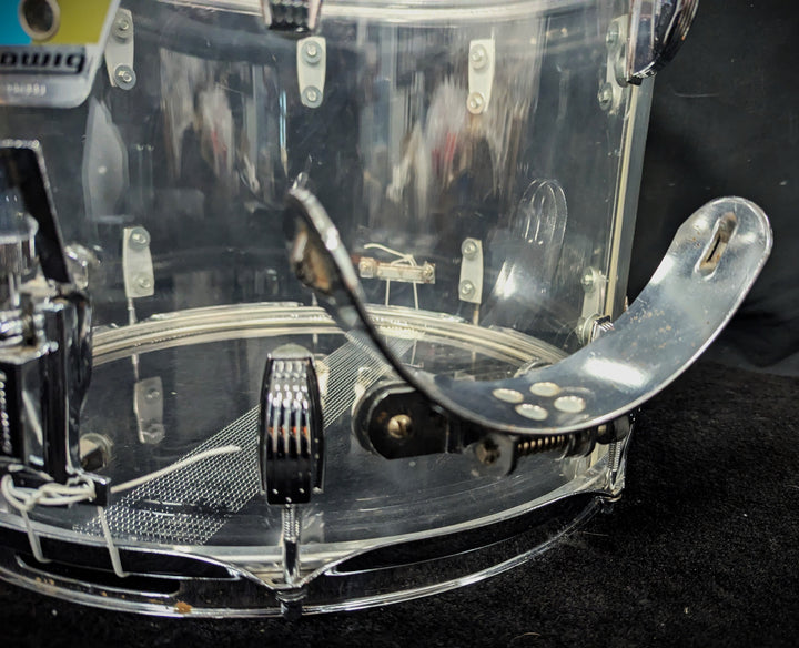 Vistalite Acrylic Marching Snare Vintage 1970s