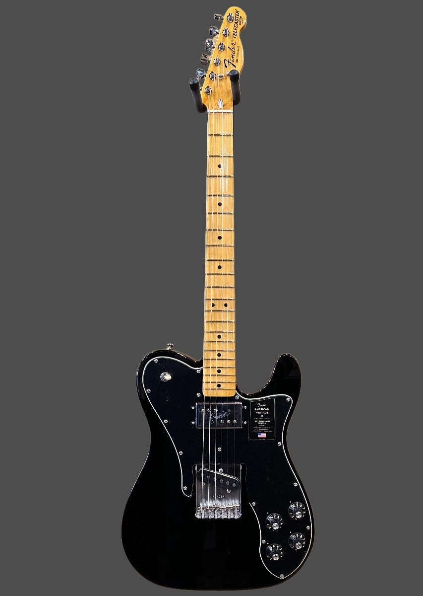 American Vintage II 1977 Telecaster Custom - Black w/Maple