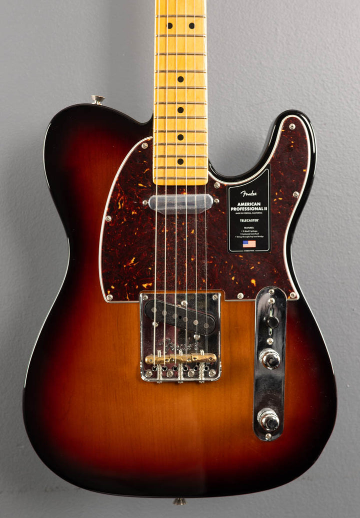 American Professional II Telecaster - 3 Color Sunburst w/Maple