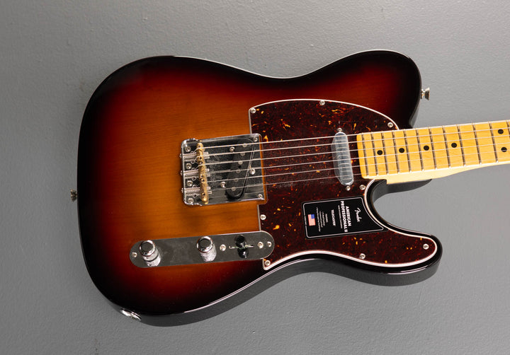 American Professional II Telecaster - 3 Color Sunburst w/Maple