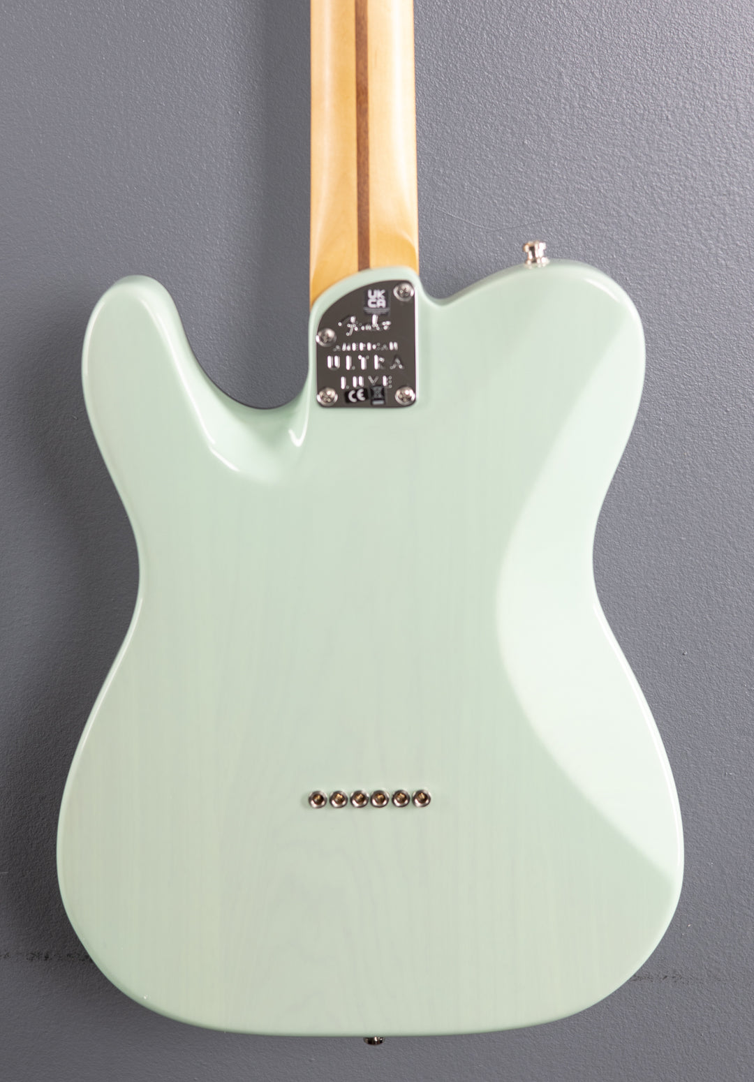 American Ultra Luxe Telecaster - Transparent Surf Green