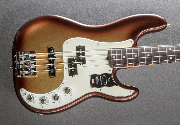 American Ultra Precision Bass - Mocha Burst w/Rosewood