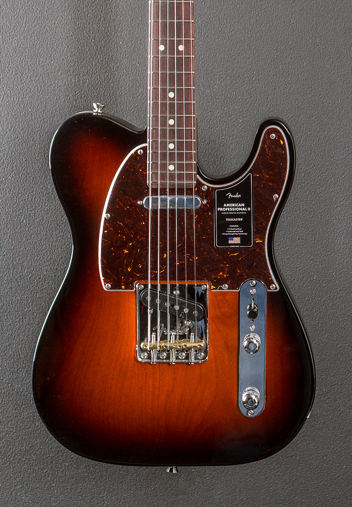 American Professional II Telecaster - 3 Color Sunburst w/Rosewood