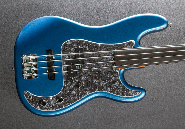 Tony Franklin Fretless Precision Bass - Lake Placid Blue