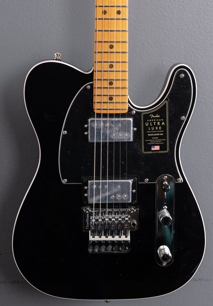 American Ultra Luxe Telecaster Floyd Rose HH - Mystic Black