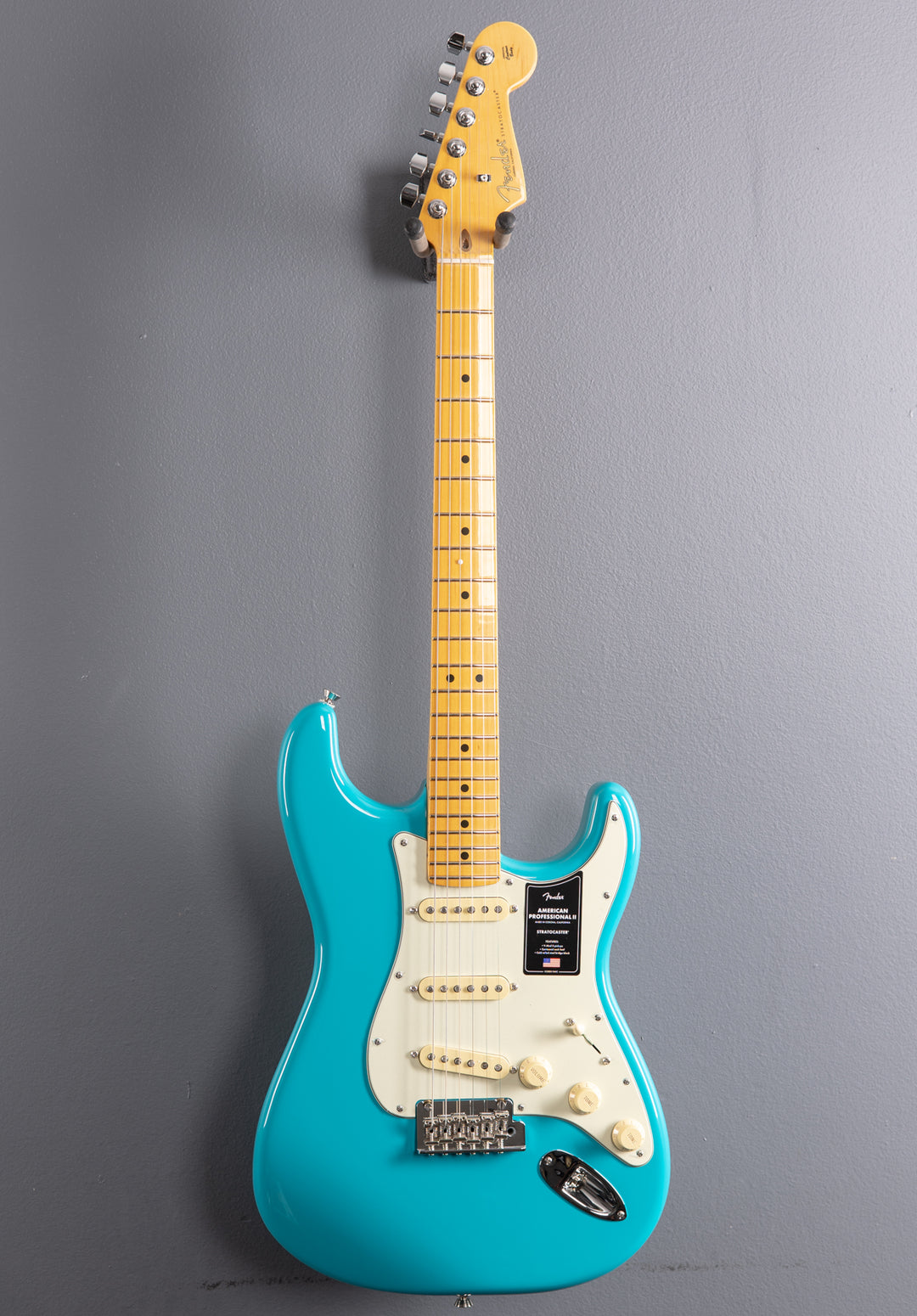 American Professional II Stratocaster – Miami Blue w/Maple