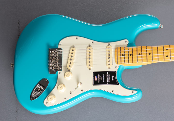 American Professional II Stratocaster – Miami Blue w/Maple