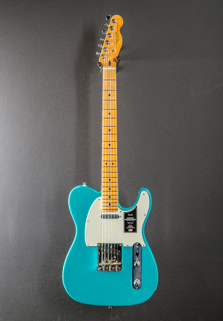 American Professional II Telecaster - Miami Blue w/Maple