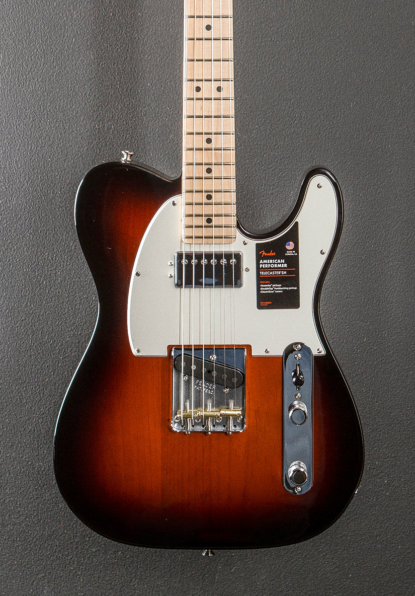 American Performer Telecaster Hum - 3 Color Sunburst w/Maple