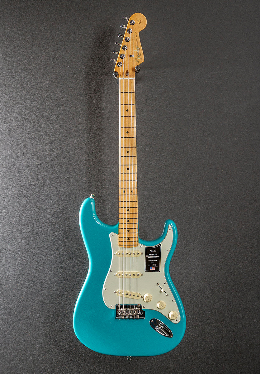 American Professional II Stratocaster – Miami Blue w/Maple