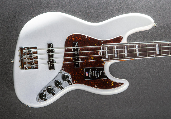 American Ultra Jazz Bass - Arctic Pearl w/Rosewood