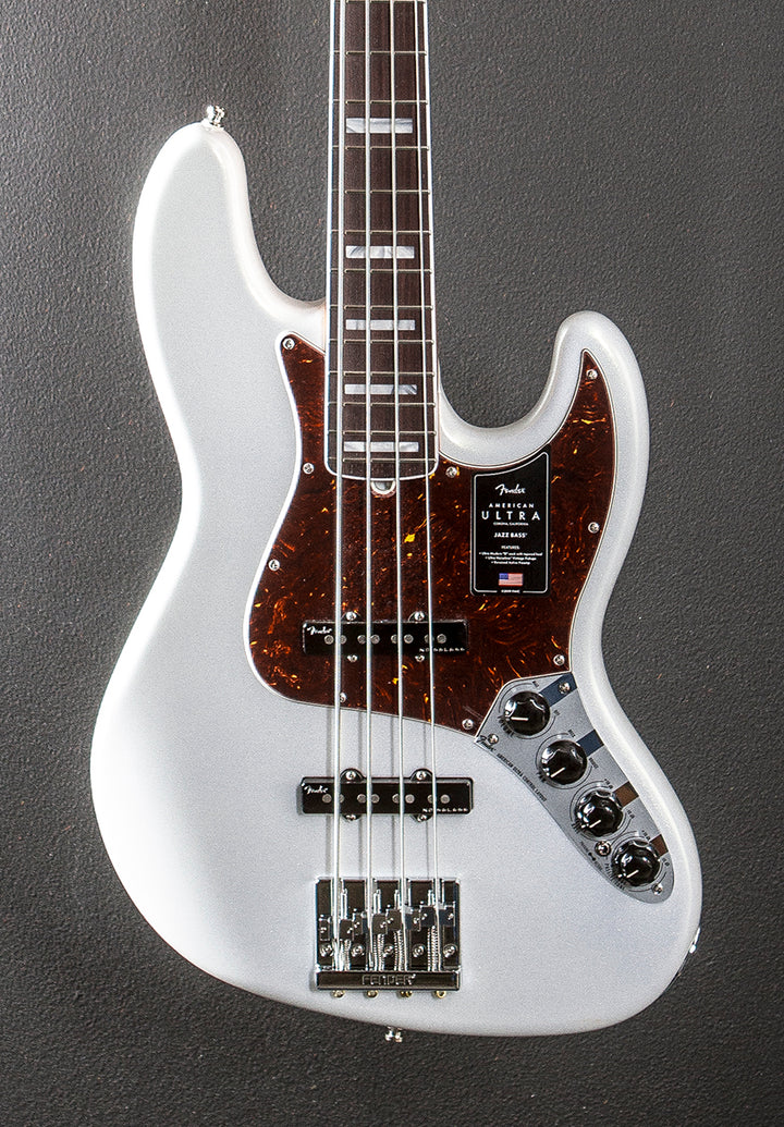 American Ultra Jazz Bass - Arctic Pearl w/Rosewood