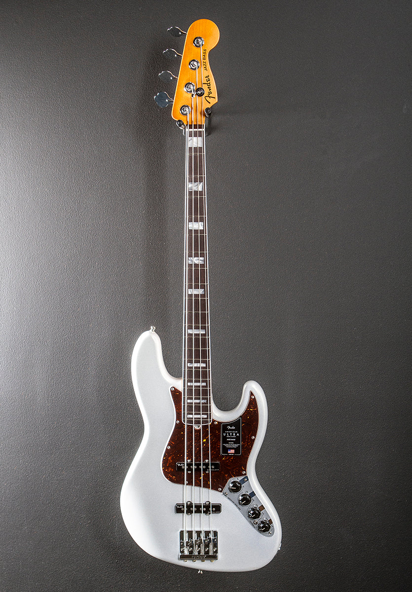 American Ultra Jazz Bass - Arctic Pearl w/Rosewood