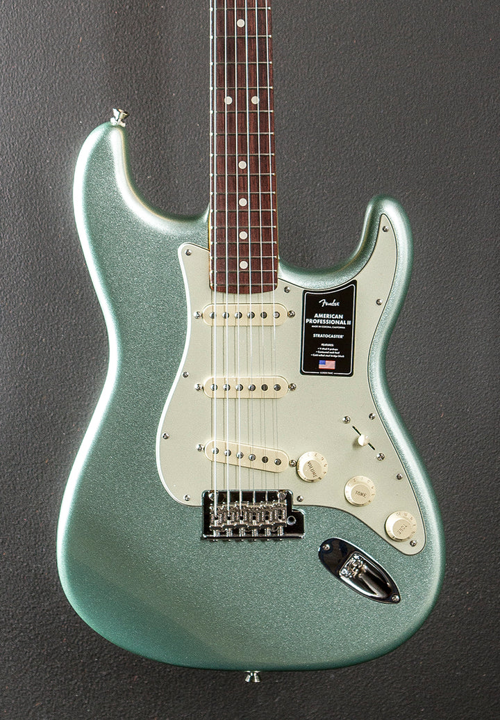 American Professional II Stratocaster - Mystic Surf Green w/Rosewood