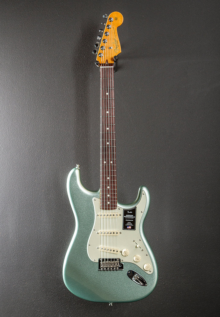 American Professional II Stratocaster - Mystic Surf Green w/Rosewood