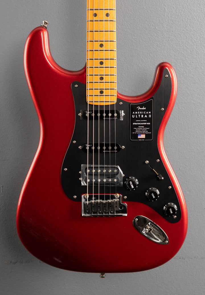 American Ultra II Stratocaster HSS - Sinister Red