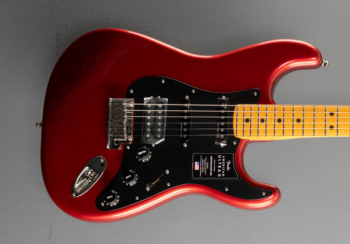 American Ultra II Stratocaster HSS - Sinister Red