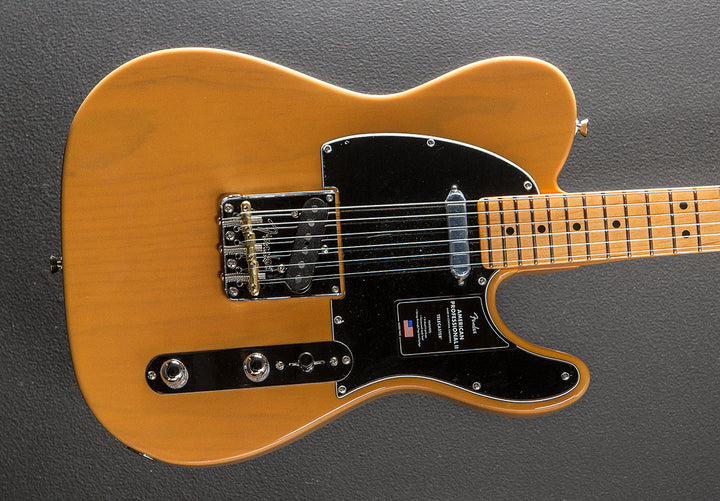 American Professional II Telecaster - Butterscotch Blonde w/Maple