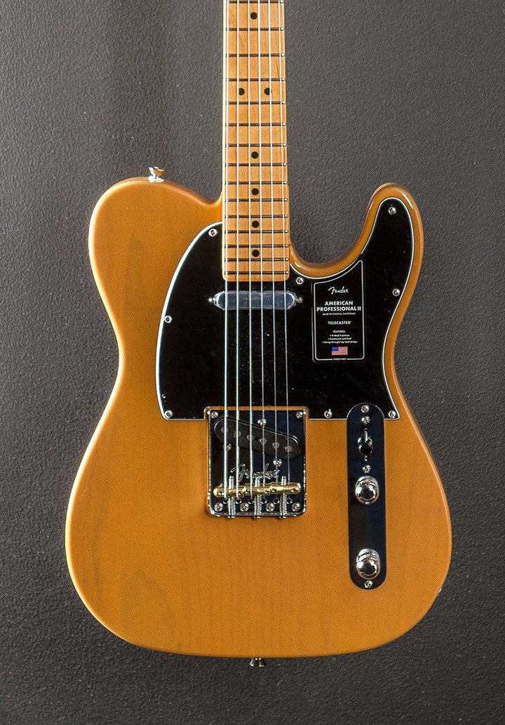 American Professional II Telecaster - Butterscotch Blonde w/Maple