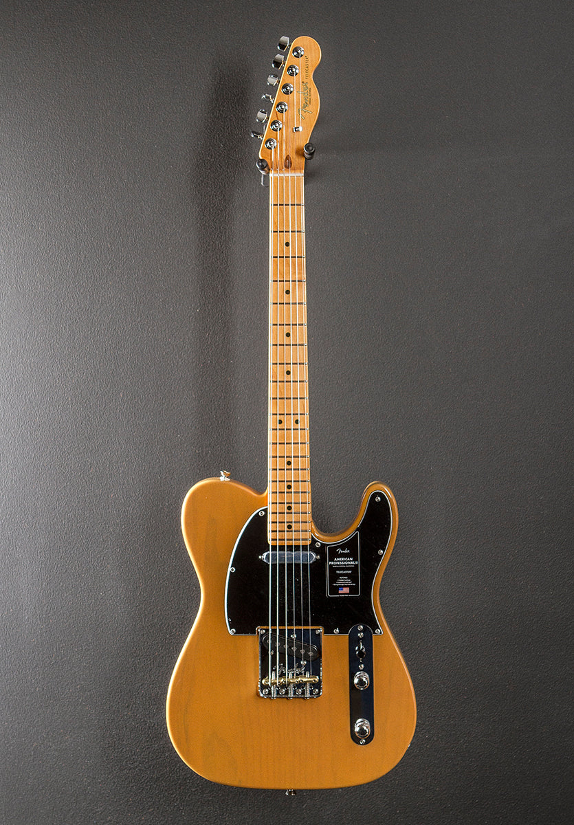 American Professional II Telecaster - Butterscotch Blonde w/Maple