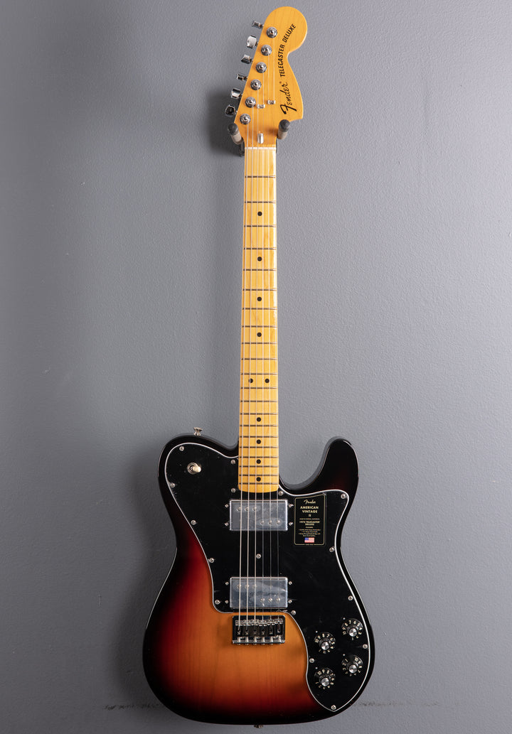 American Vintage II 1975 Telecaster Deluxe - 3 Color Sunburst