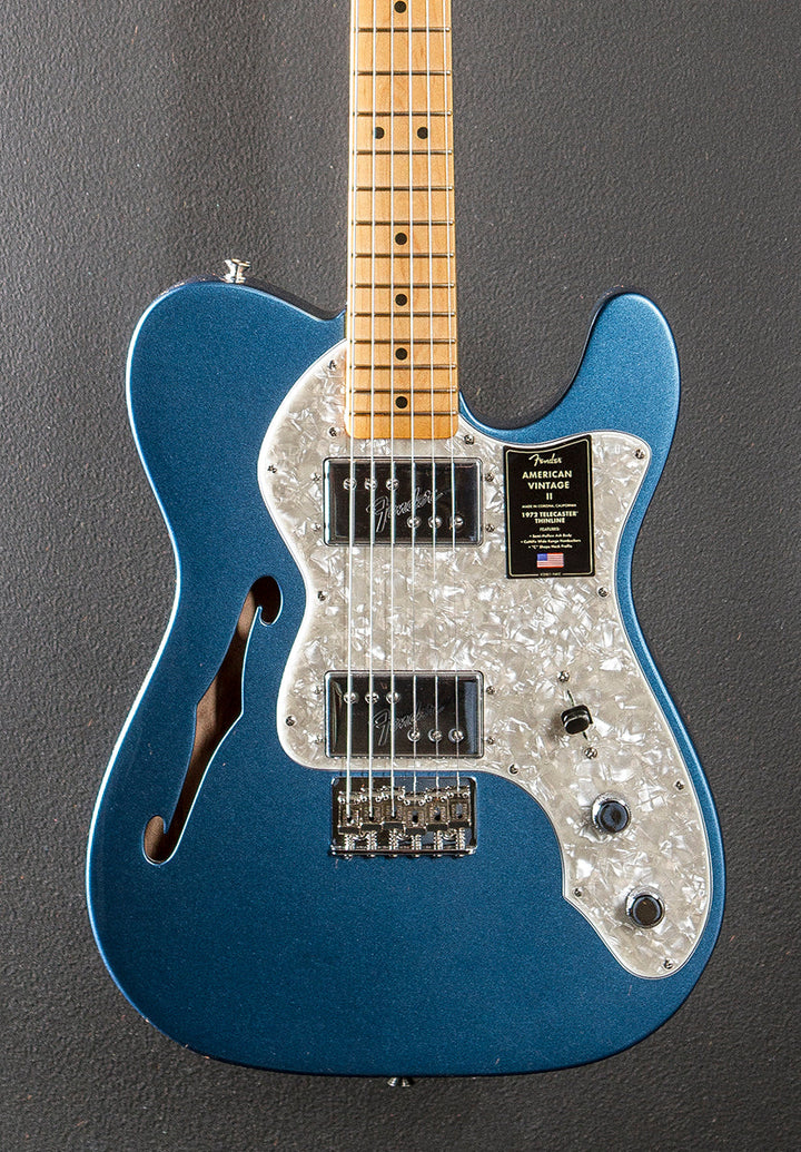 American Vintage II 1972 Telecaster Thinline - Lake Placid Blue