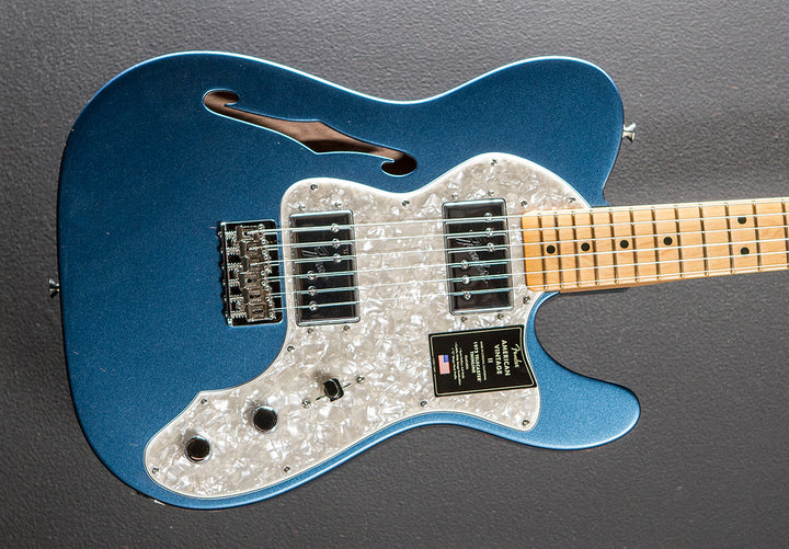 American Vintage II 1972 Telecaster Thinline - Lake Placid Blue