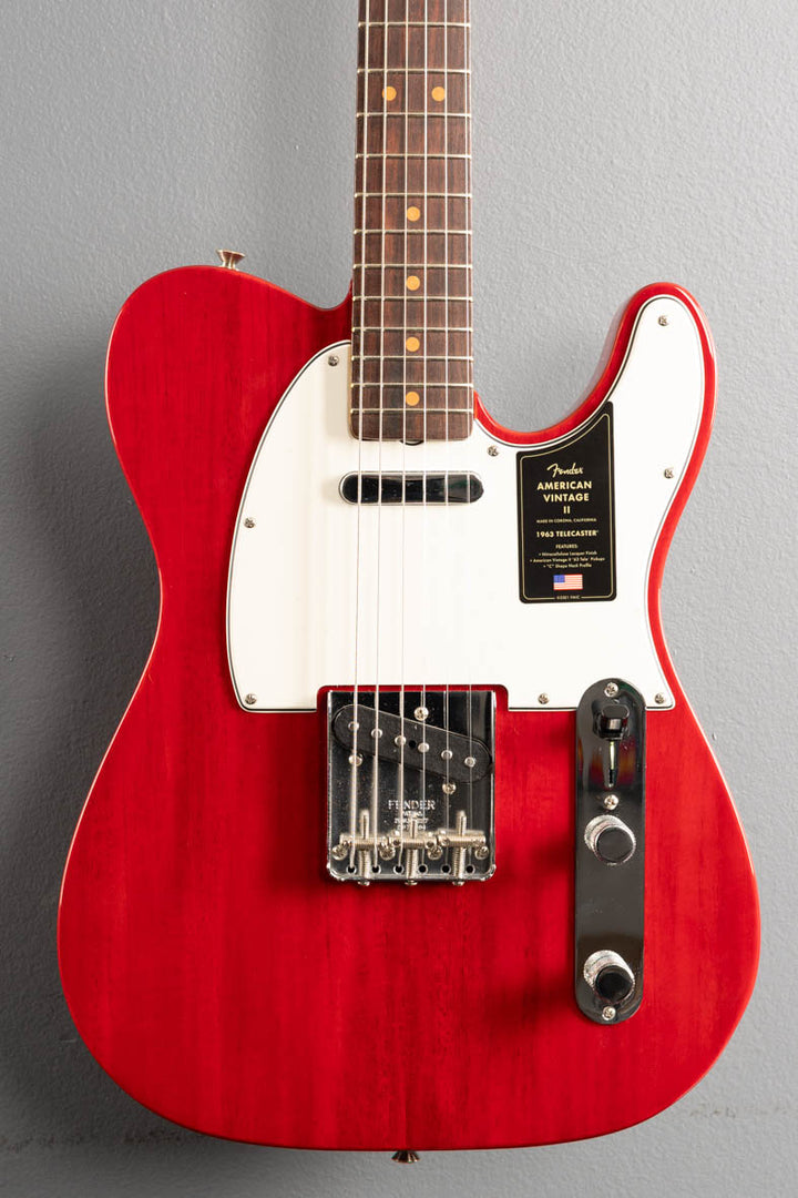 American Vintage II 1963 Telecaster - Crimson Red Transparent