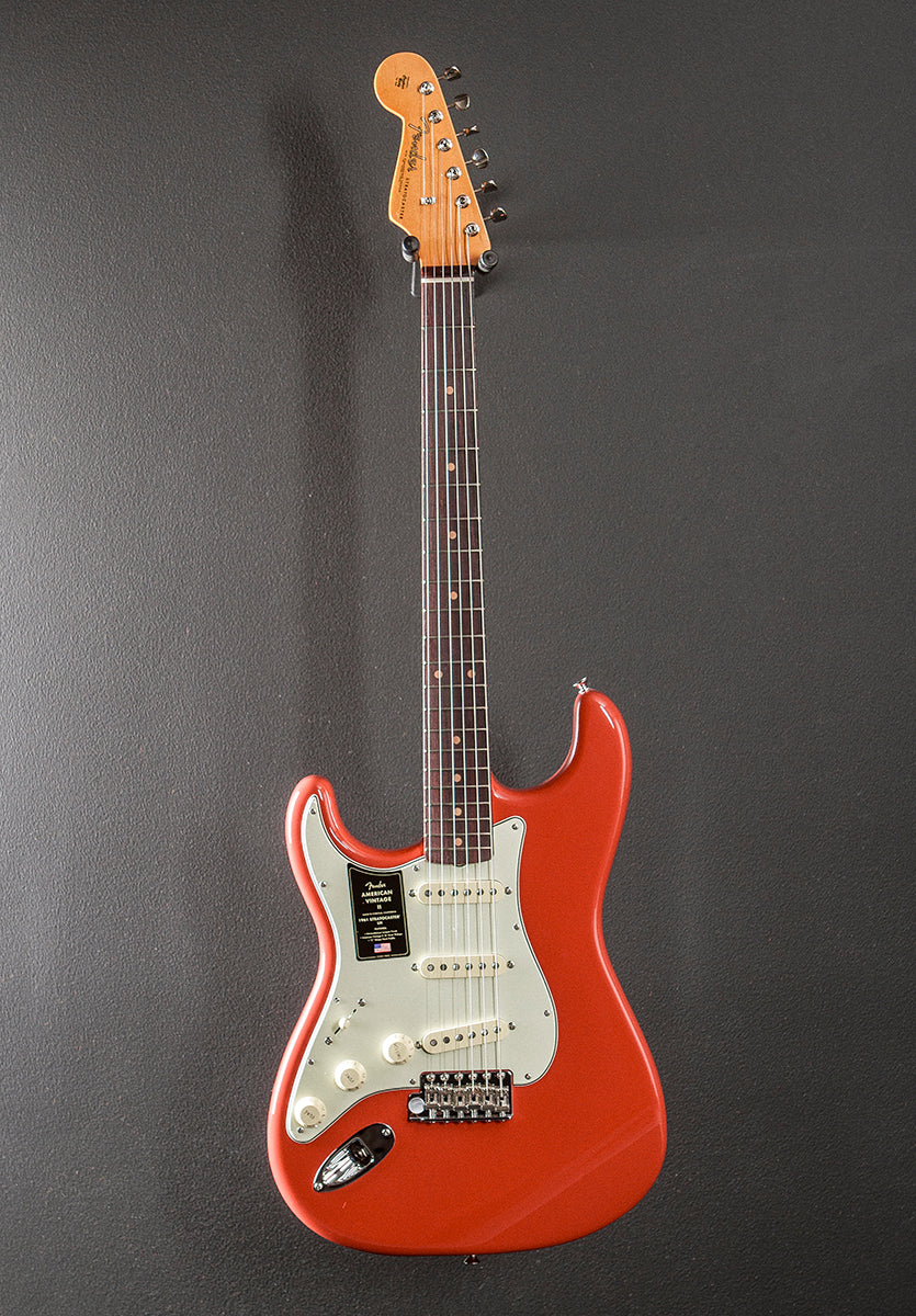 American Vintage II 1961 Stratocaster Left Hand - Fiesta Red