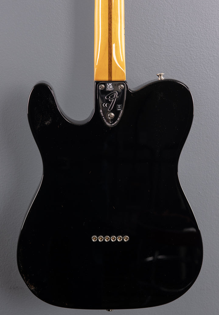 American Vintage II 1977 Telecaster Custom - Black w/Maple