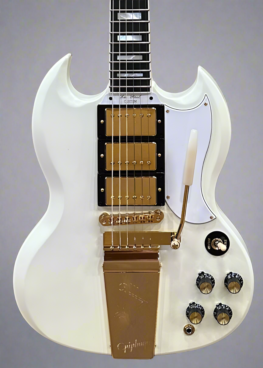 1963 Les Paul SG Custom w/Maestro Vibrola - Classic White