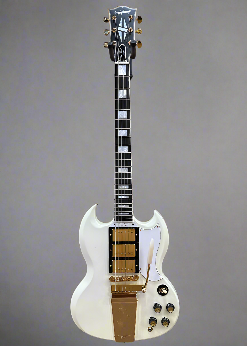 1963 Les Paul SG Custom w/Maestro Vibrola - Classic White