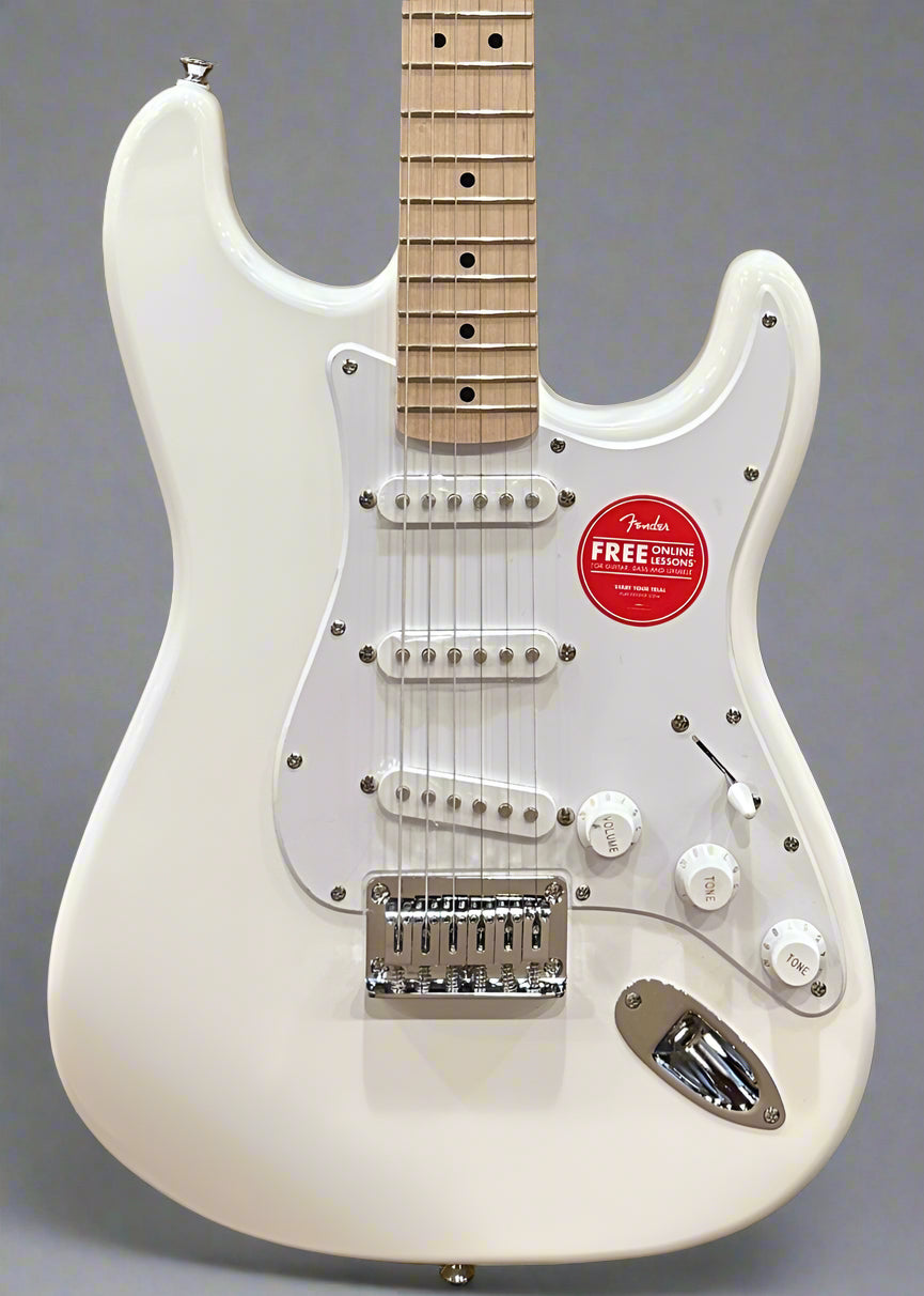 Sonic Stratocaster HT - Arctic White w/Maple