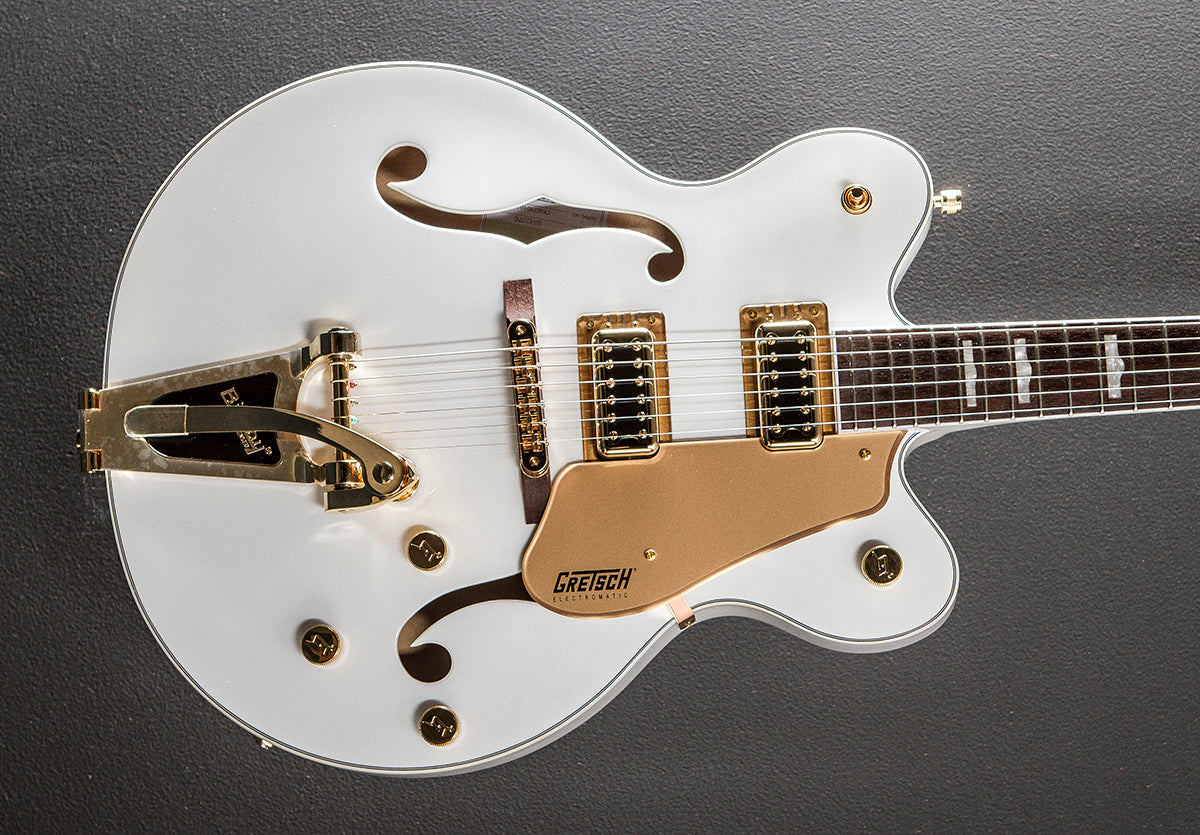 G5422TG Electromatic Classic Hollow Body Double Cut w/Bigsby - Snowcrest  White