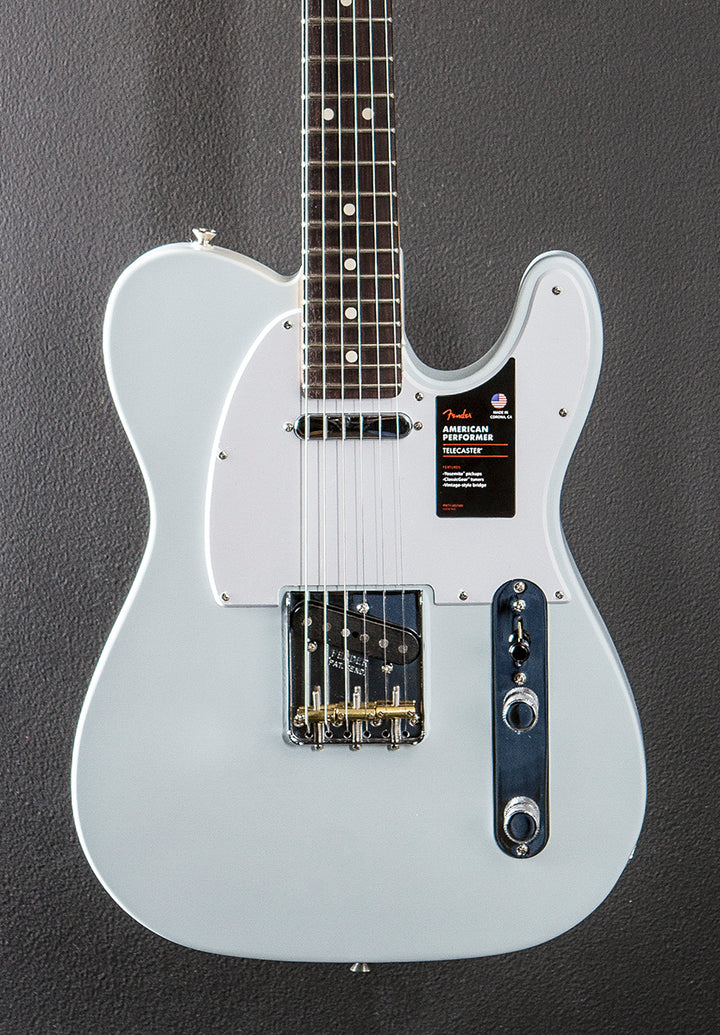 American Performer Telecaster – Satin Sonic Blue w/Rosewood