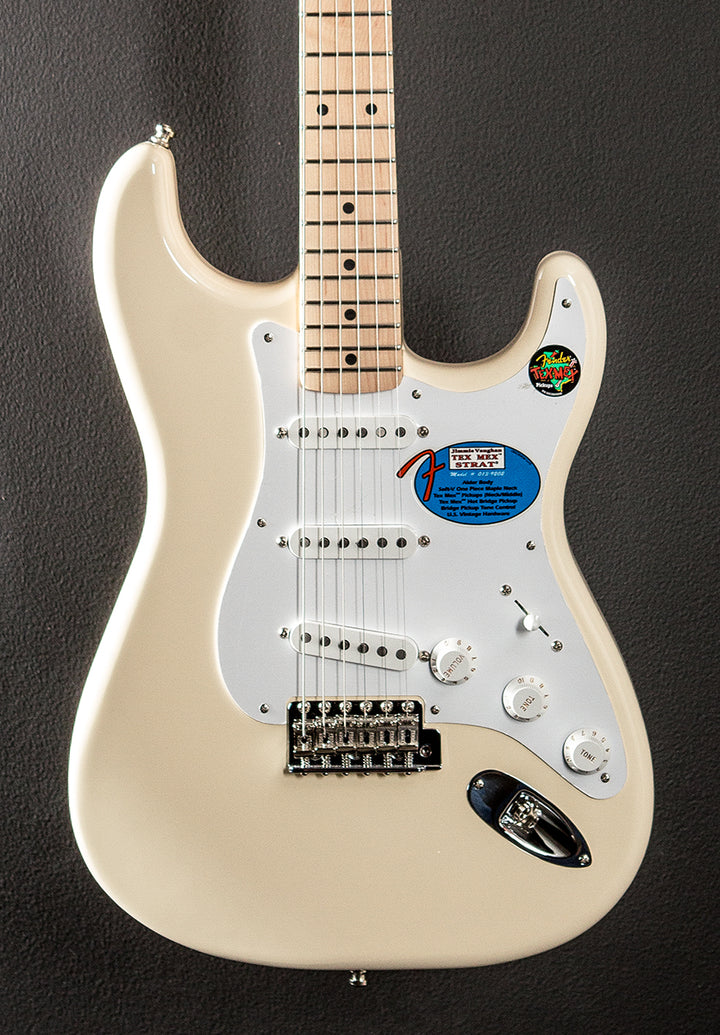 Jimmie Vaughan Tex-Mex Strat - Olympic White